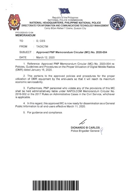 pnp mc 2017-023|PNP Memorandum Circular No. 2017.